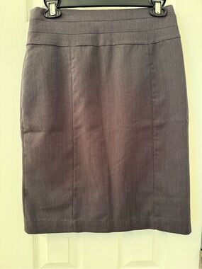 H&M Dark Gray Pencil Skirt - Women's Tailored Sheath